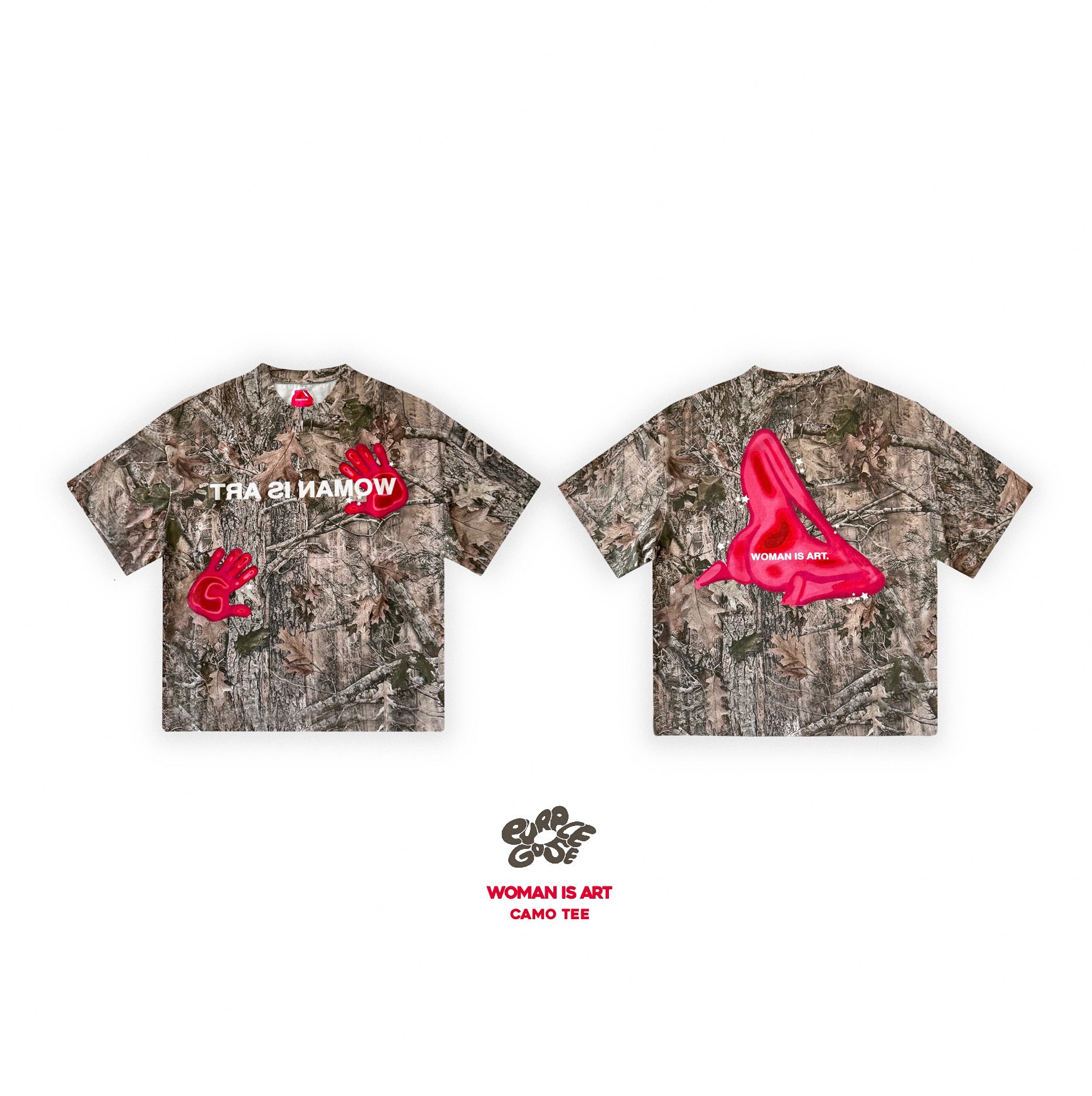 T-shirt WOMAN IS ART